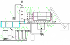 Continuous carbonization furnace and equipment maintenance