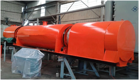 Environmental continuous charcoal powder production line